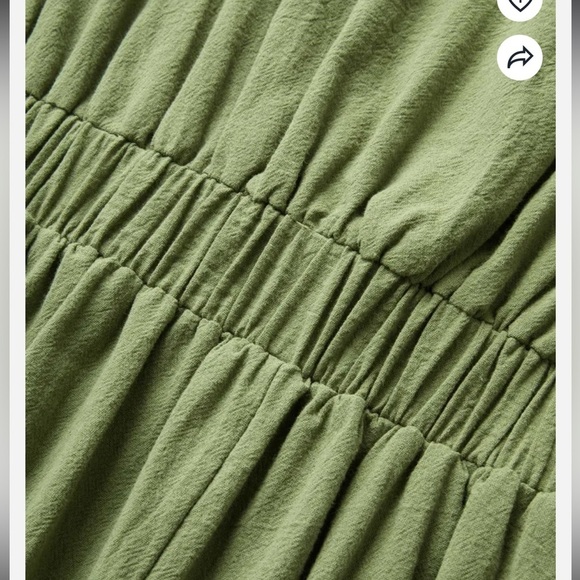 BloomChic Plus Size 4XL Solid Elastic Waist Patched Pocket Jumpsuit - Picture 5 of 9